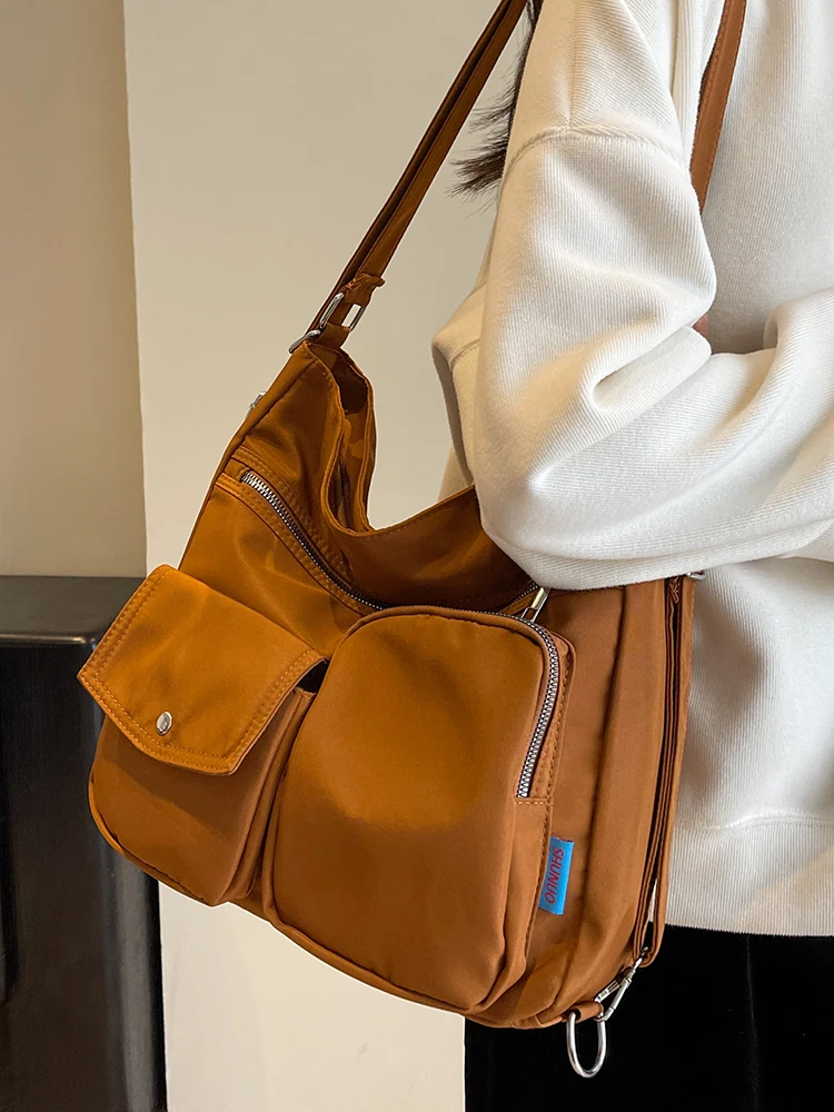 

Large Capaci Nylon Women's Tote Bag 2025 New Sle Autumn Winter Versatile Single oulder Crossbody Bag Faion Commuter Bag