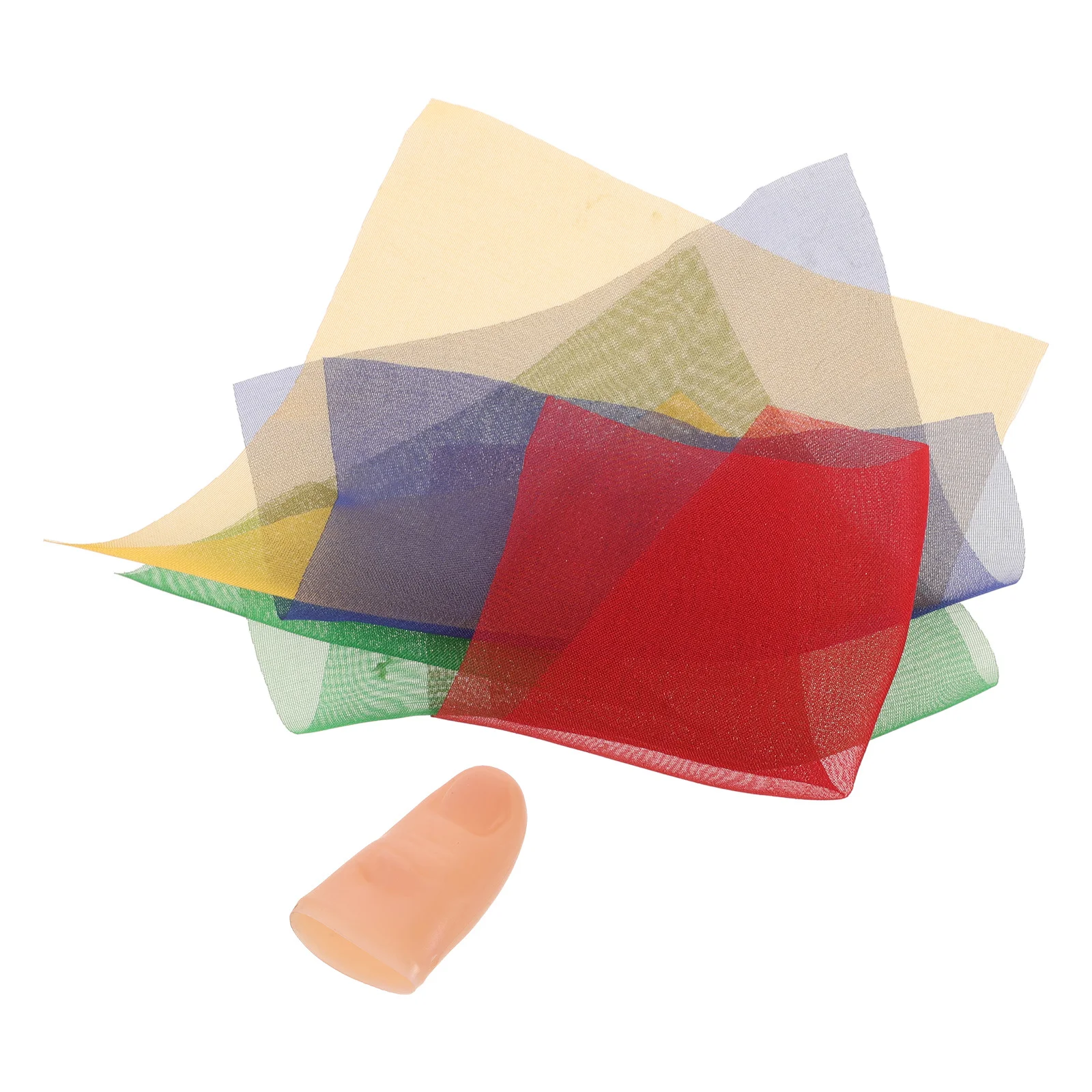 

Realistic Fake Thumb Vanishing Handkerchief Trick Gimmick Close Up Illusions Making Magician Accessory Silk Trick