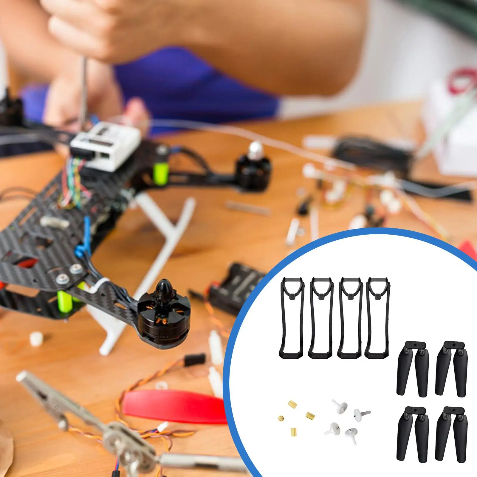 Folding Quadcopter Drone Spare Parts Lightweight Replacement