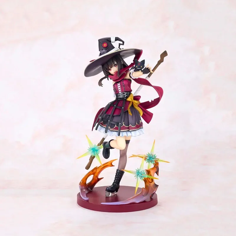 Original KADOKAWA KDcolle Kono Subarashii Sekai ni Shukufuku o! Megumin Anime Figure PVC 18CM Ornaments Cartoon Statuette Gift