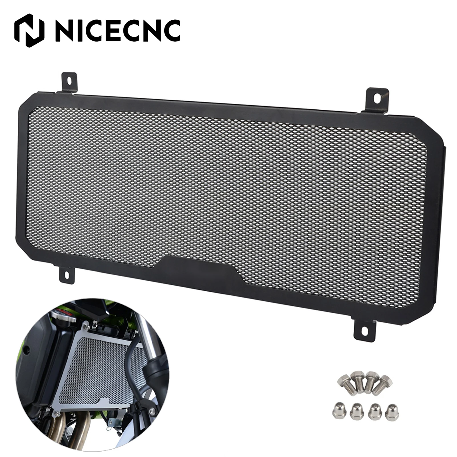 

For Kawasaki Z650 Z 650 2017 2018 2019 2020 Radiator Cover Oil Water Cooling Guard Guard z650 z 650 2017-2020
