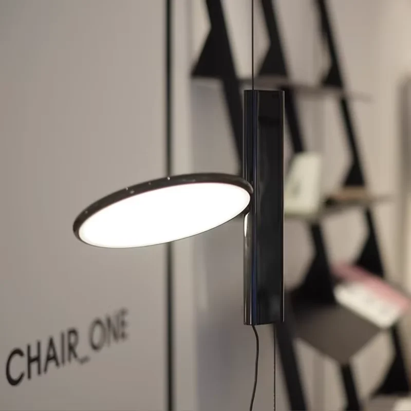 Lampe LED suspendue au design minimaliste moderne, luminaire décoratif d'intérieur, idéal pour un salon, une chambre à coucher ou une table de travail