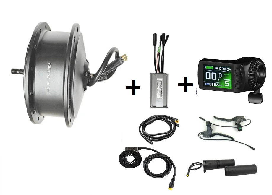 AKM-74MM 250W Hub Motor 36V  Bike Conversion Kits Front  Wheel Drive Electric Bicycle Engine Parts