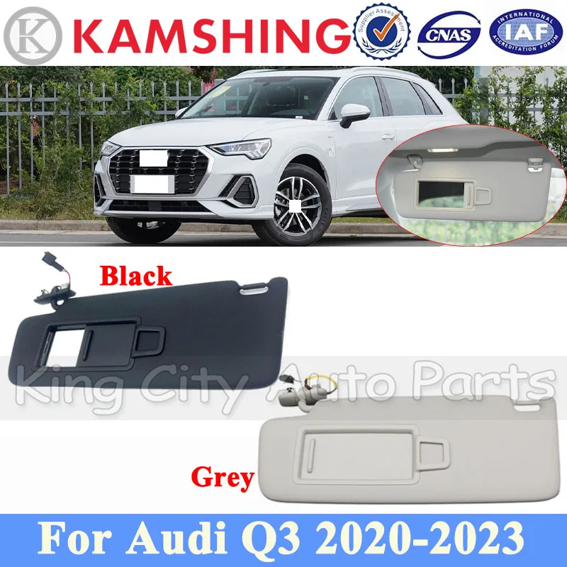 

CAPQX 1 Piece Car Accessories Sunshade Sun Visor For Audi Q3 2020-2023 Sunvisor with Makeup Mirror