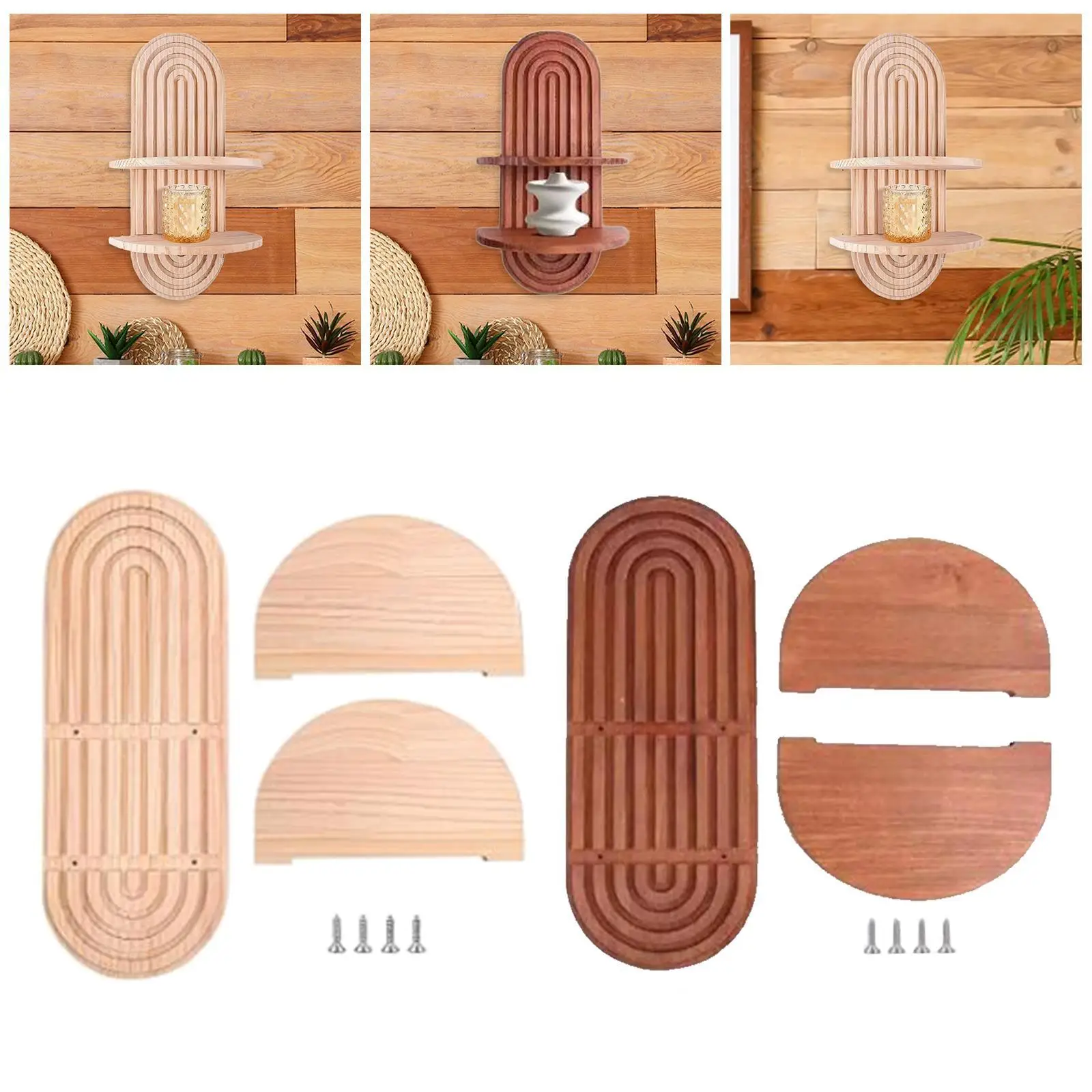 Floating Shelves Modern Wall Mounted Shelves Multipurpose Wall Storage Shelf