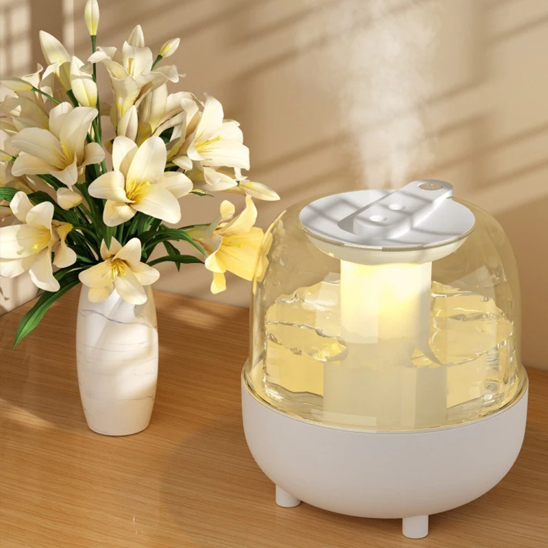 New 5L large capacity humidifier usb double fog spray low noise home bedroom office night light