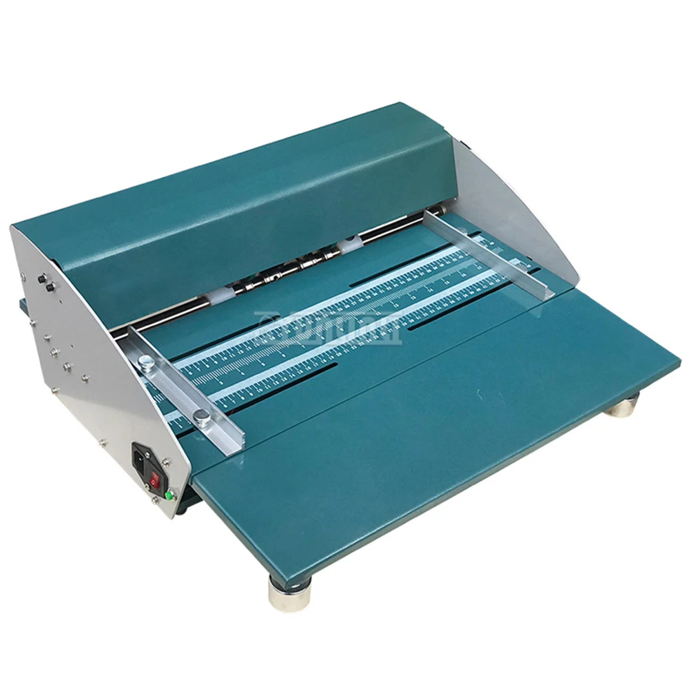 220V Electric Paper Creasing Machine 480mm Electric Folding Machine Paper Creaser Scorer Paper Cutter Perforating Machine