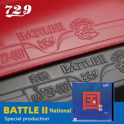 Amistad 729 tenis de mesa goma batalla 2 esponja azul nacional (Super selección) batalla 2 Pro esponja de Ping Pong producción especial