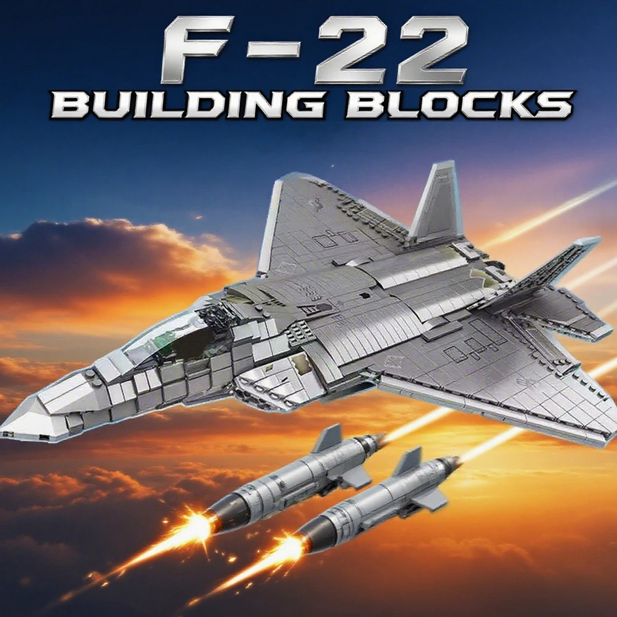 

1802 шт. военные F22 Raptor Fighter Jet строительные блоки WW2 солдат ВВС модель самолета кирпичи игрушка для детей подарок MOC