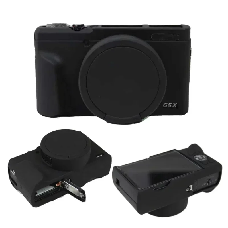 

Silicone Rubber Skin Case Cover For Canon Powershot G5X Mark ii G5XII G5XM2 G5X II G5X MarkII Camera Shell Protective Soft