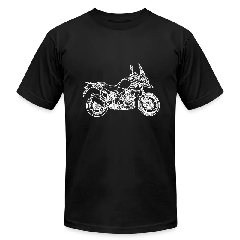 

2024 Men Suzukis V Strom 1000 2018 Motorbike Fan T-shirt Casual T Shirt Graphic Summer Short Sleeves 100% Cotton S-3XL