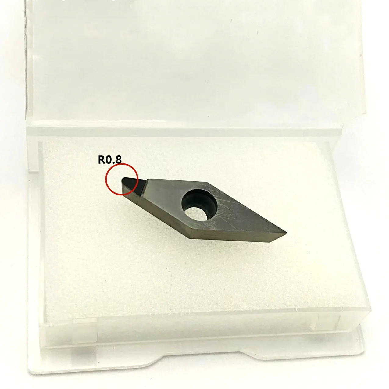 1PCS VCGW160402 VCGW160404 VCGW160408 Aluminum Alloy PCD insert VCGW High precision CNC Lathe Cutter PCD for aluminum copper