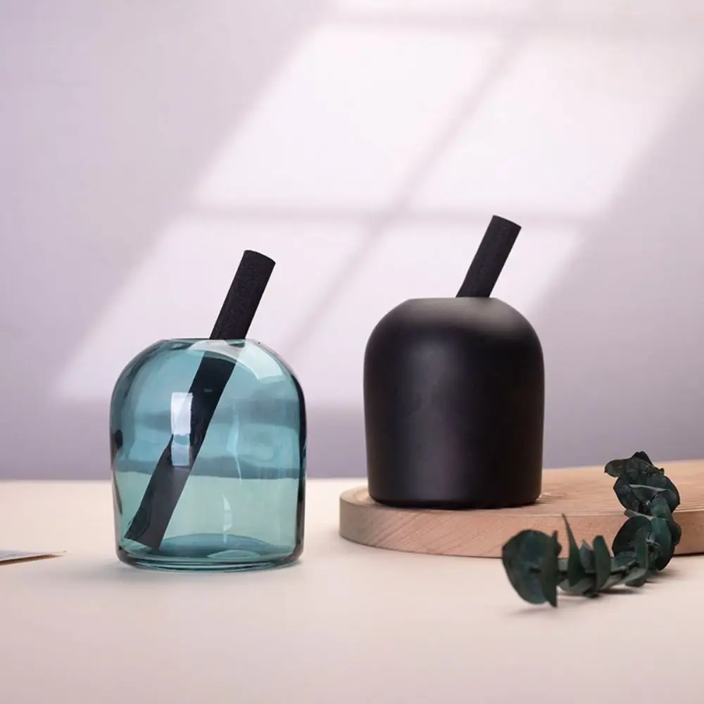 

Glass Fragrance Diffuser Bottle Ellipse Diffuser Sticks Perfume Volatile Empty Bottle Minimalism Ornament Creative