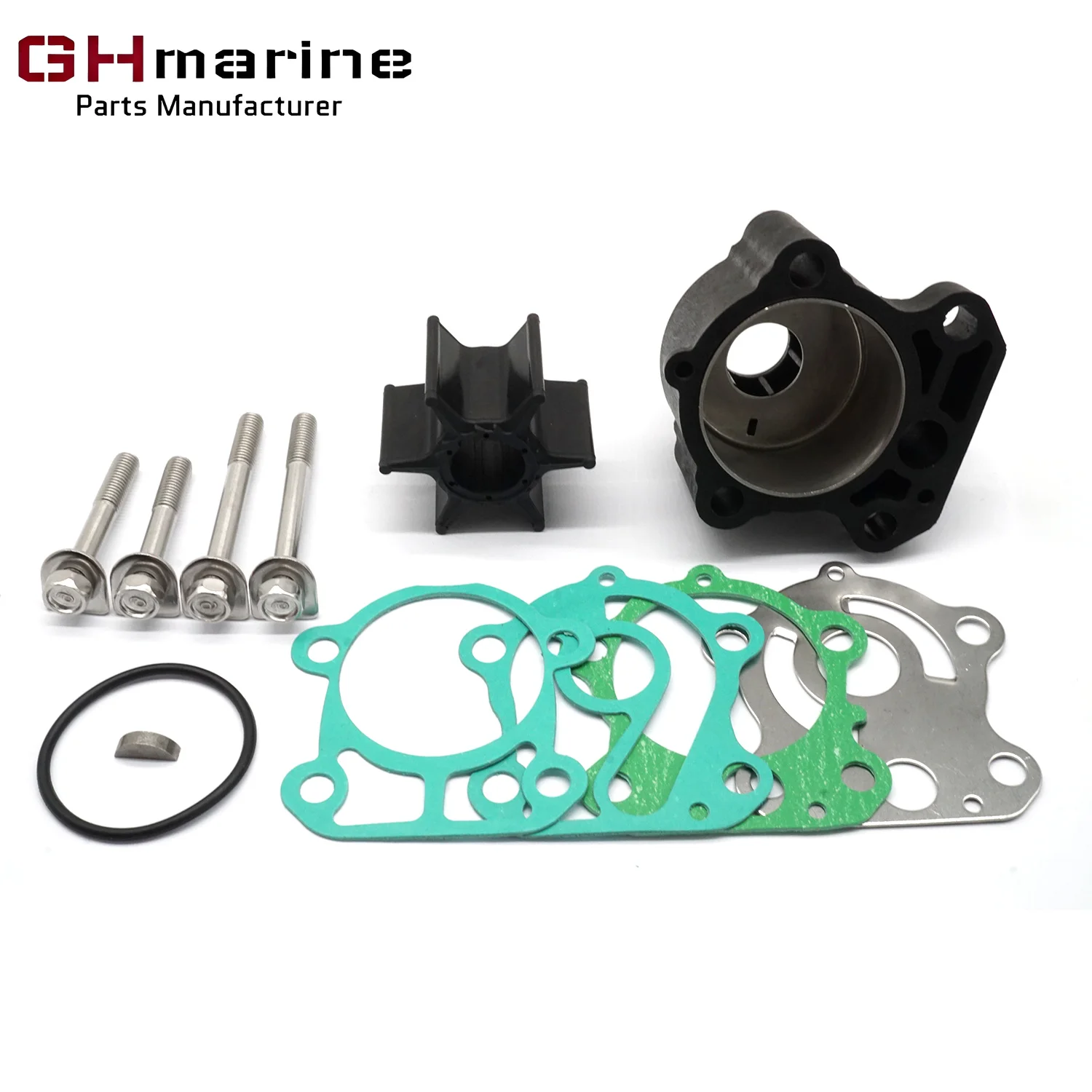 Outboard Water Pump Maintenance Repair Kit 67F-W0078-00 Fit for Yamaha F80A F100A with Thermostat Fuel Filter 61N-24560-10