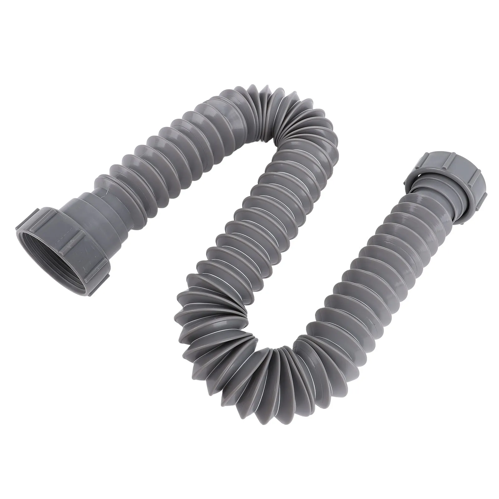 Single Kitchen Sink Drainage Solution Engineering Plastic Flexible P Trap Pipe Kit Leakproof with   for Maintenance