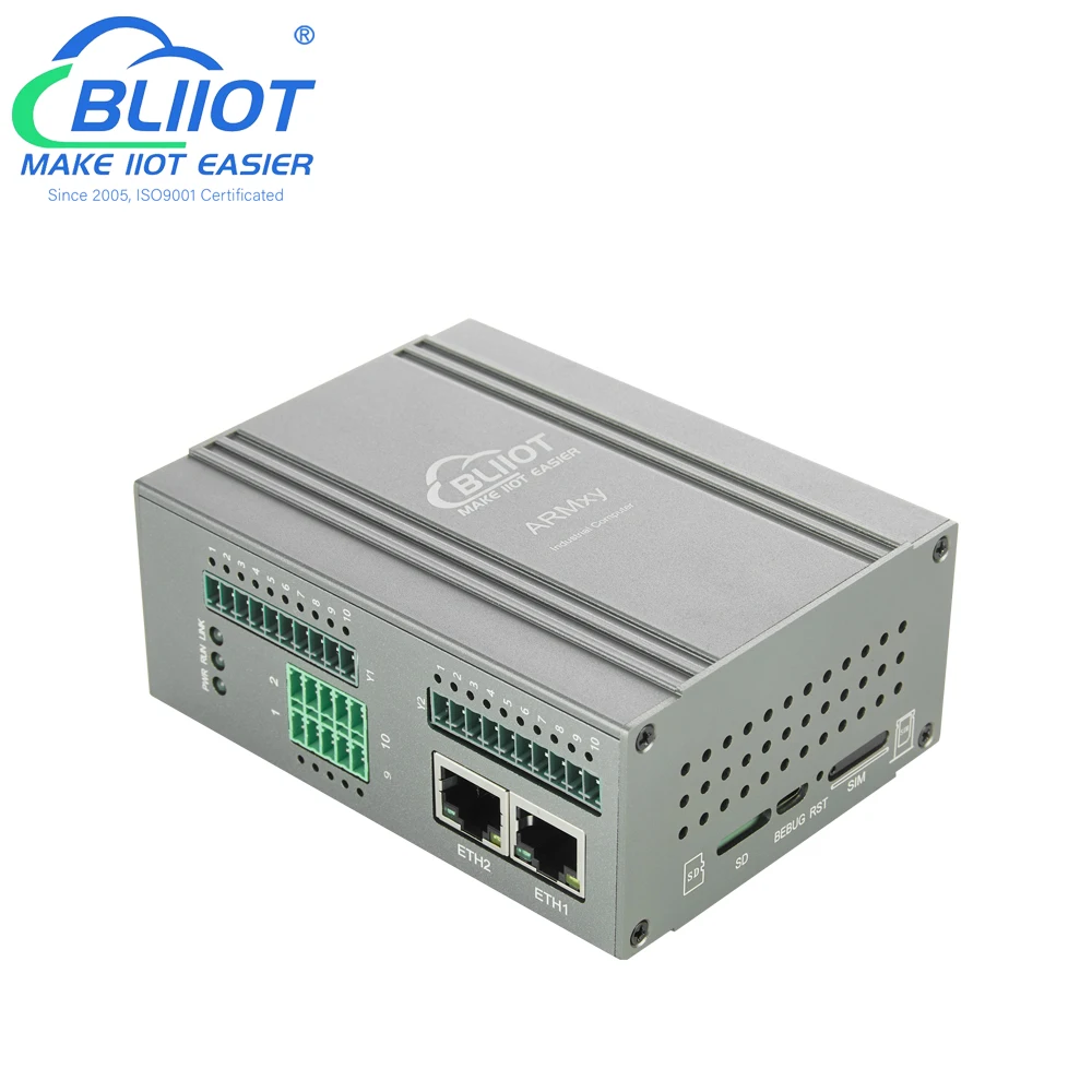 BLIIOT 2 x A7 Kernel 512MB+8G Node-RED Edge เกตเวย์คอมพิวเตอร์ ARM Gateway 4CH RS485 IO BL118
