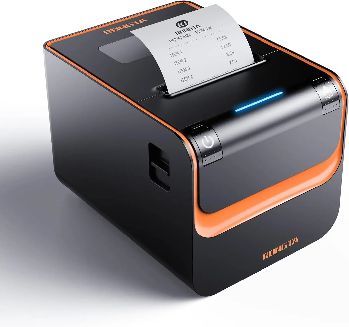 

80mm Thermal Receipt Printer with Auto Cutter, USB/Serial/Ethernet, Supports Windows/Mac/Linux, ESC/POS Compatible
