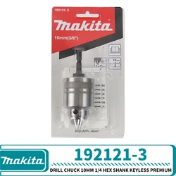 Makita-portabrocas 192121, 3, 198913, 8, 194041, 7, vástago hexagonal 1/4 para sds-plus