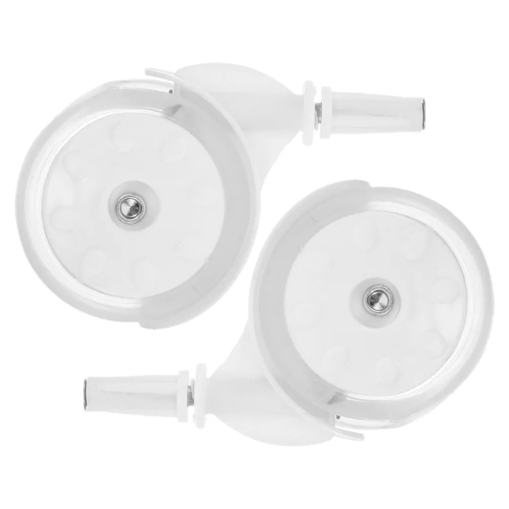 

2 шт. универсальные сменные колеса для ходунков, легко устанавливаемые, с плавным ходом, пластиковые резиновые роликовые колеса для аксессуаров к ходункам