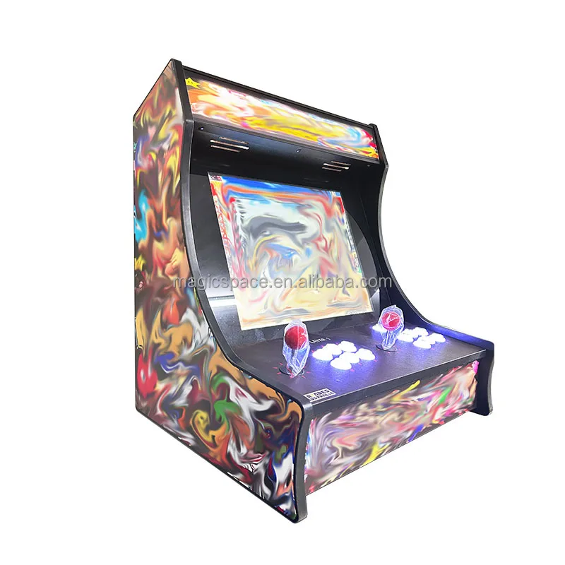 Coin operated games console   with   in 10000 games  bartop 3D version   Players arcade game machines