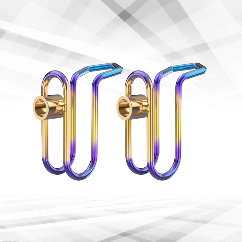 

2 Pcs Storage Hanging Hook Motorcycle Holder Hooks Stainless Steel