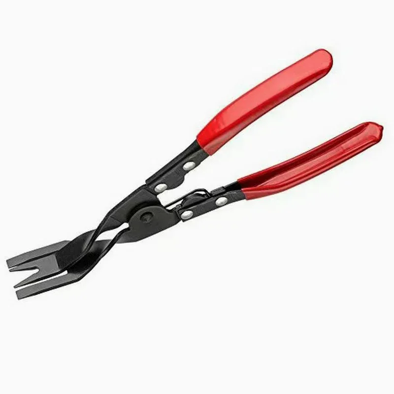 1pc Car Headlight Repair Installation Tool Trim Clip Removal Pliers Red for Car Door Panel Dashboard Removal Tool