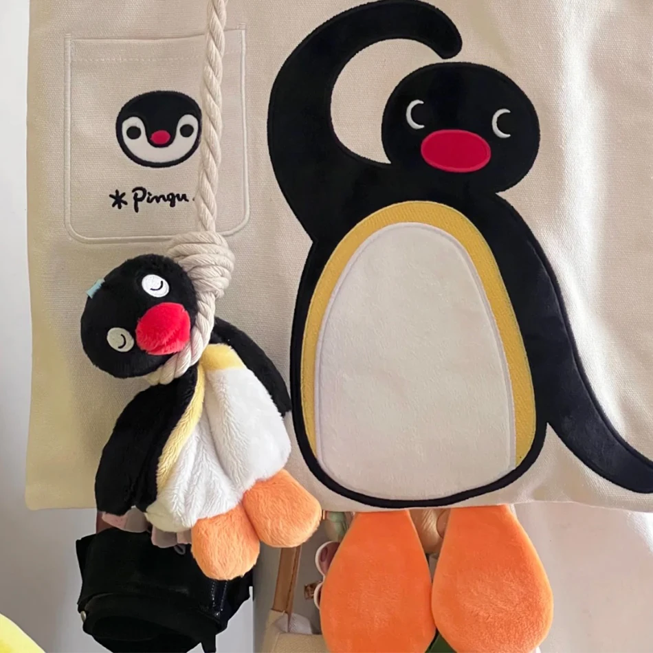 ペンギン 16 センチメートルかわいい漫画人形ぬいぐるみぬいぐるみバックパックペンダントチェーン装飾子供のギフト誕生日プレゼント