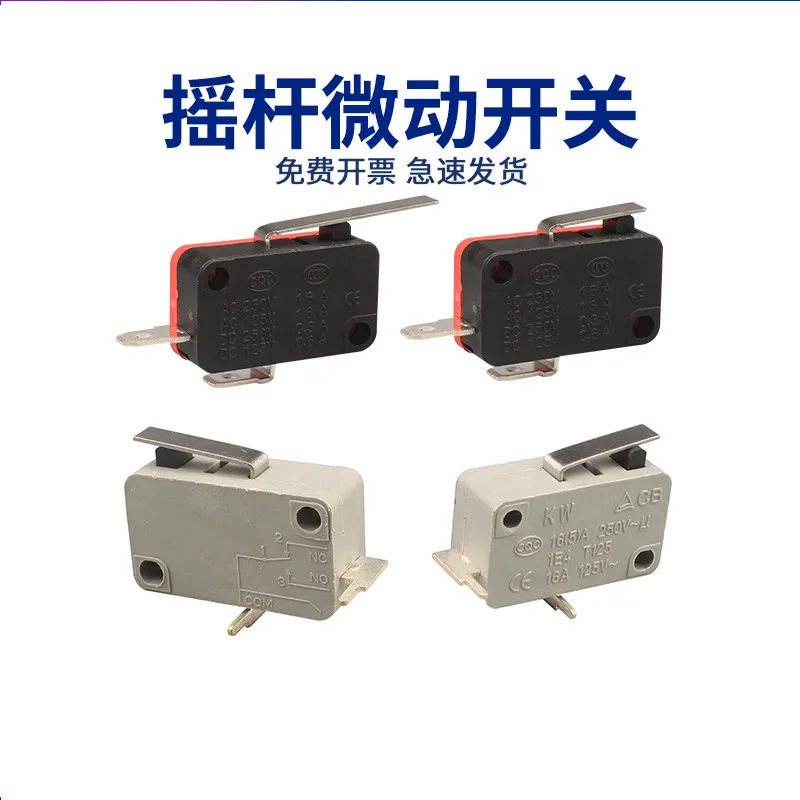 4PCS KW7 5A250V KW7-0-1-1I-2-3-5-9 Micro switch V-151/152/153/154/155/156-1C25/2C25/3C25 Momentary Micro Limit Switch