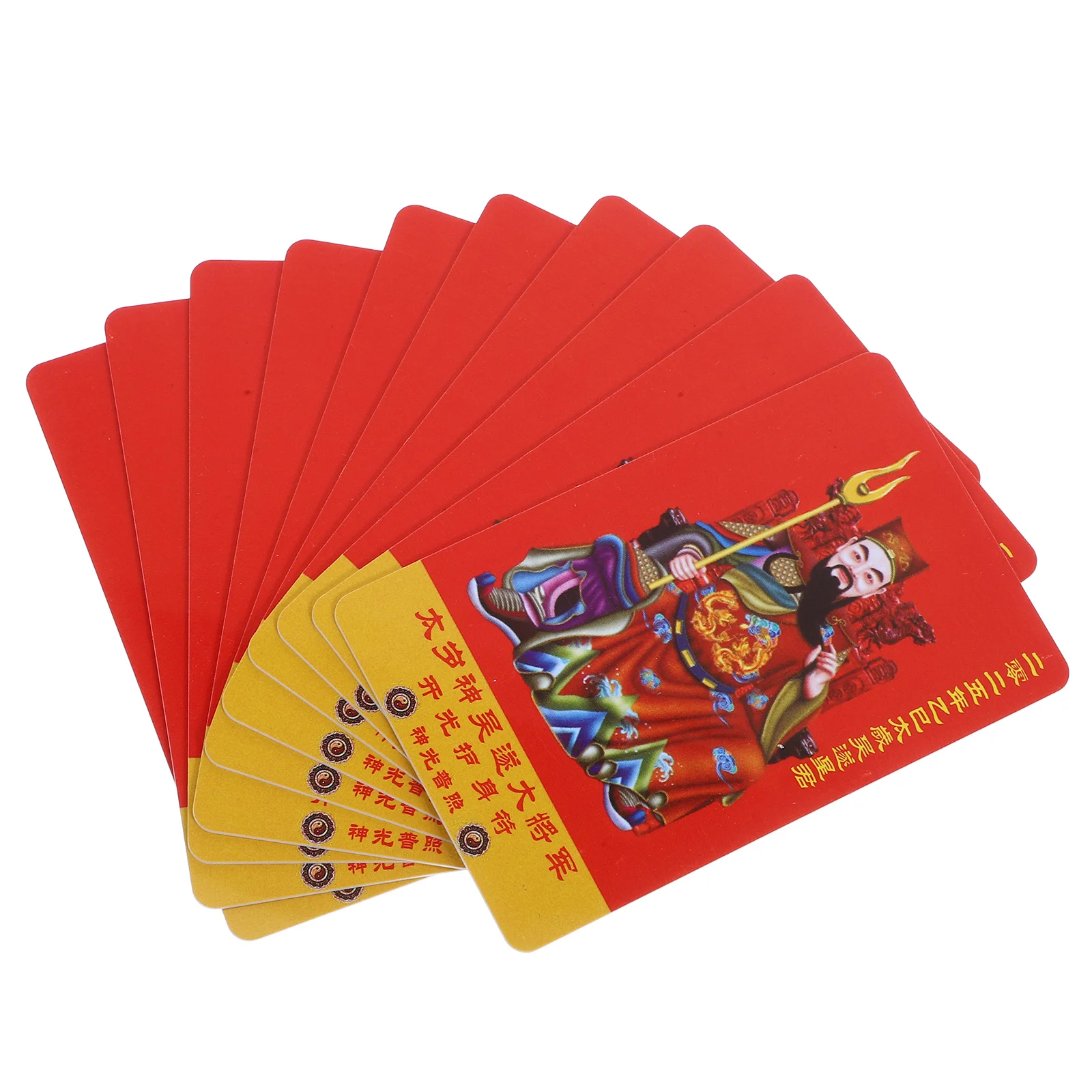 10 Pcs Year of Tai Sui and Snake Taisui Card Lucky Body Chinese New Fortune Cards Pvc Amulet Feng Shui