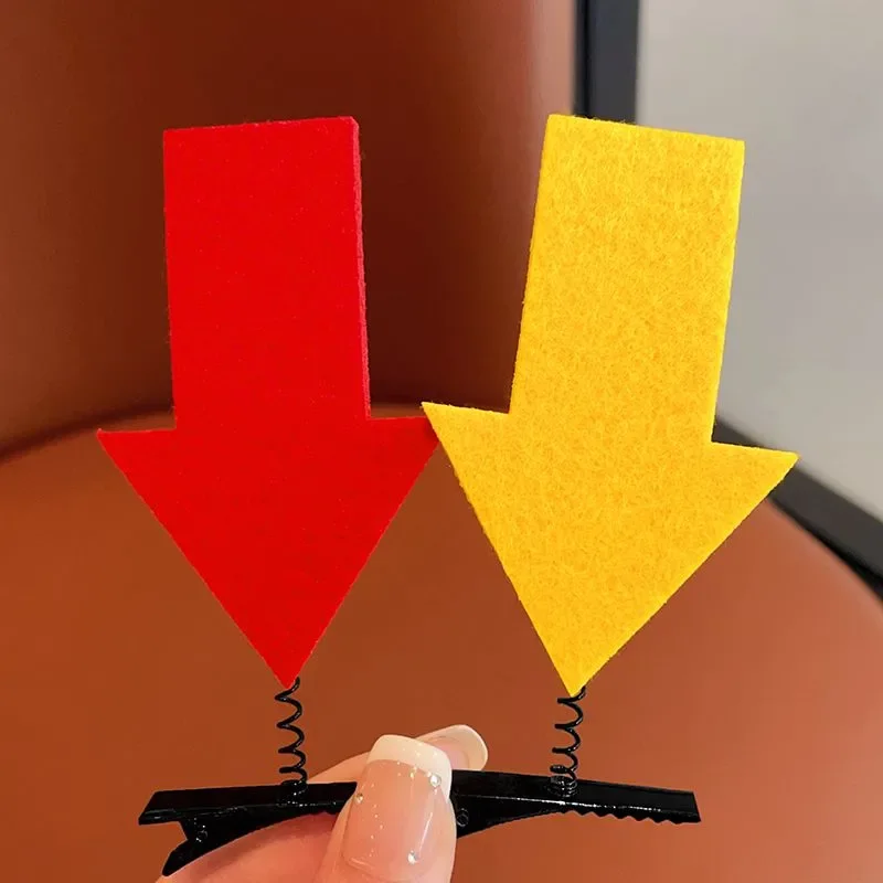 New Funny Eye-Catching Arrow Hairpin Creative Personalized Cute Photo Prop Anti-Loss Positioning Hair Accessory