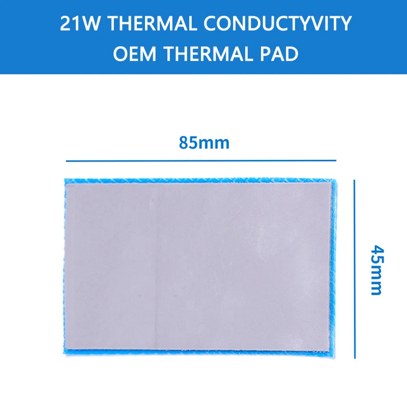 Upsirene OEM 21W Thermal Pad Silikon Plaster Thermal Pad untuk Kartu CPU GPU Air Cooling Mat Kualitas Tinggi Heatsink Cooling Pad