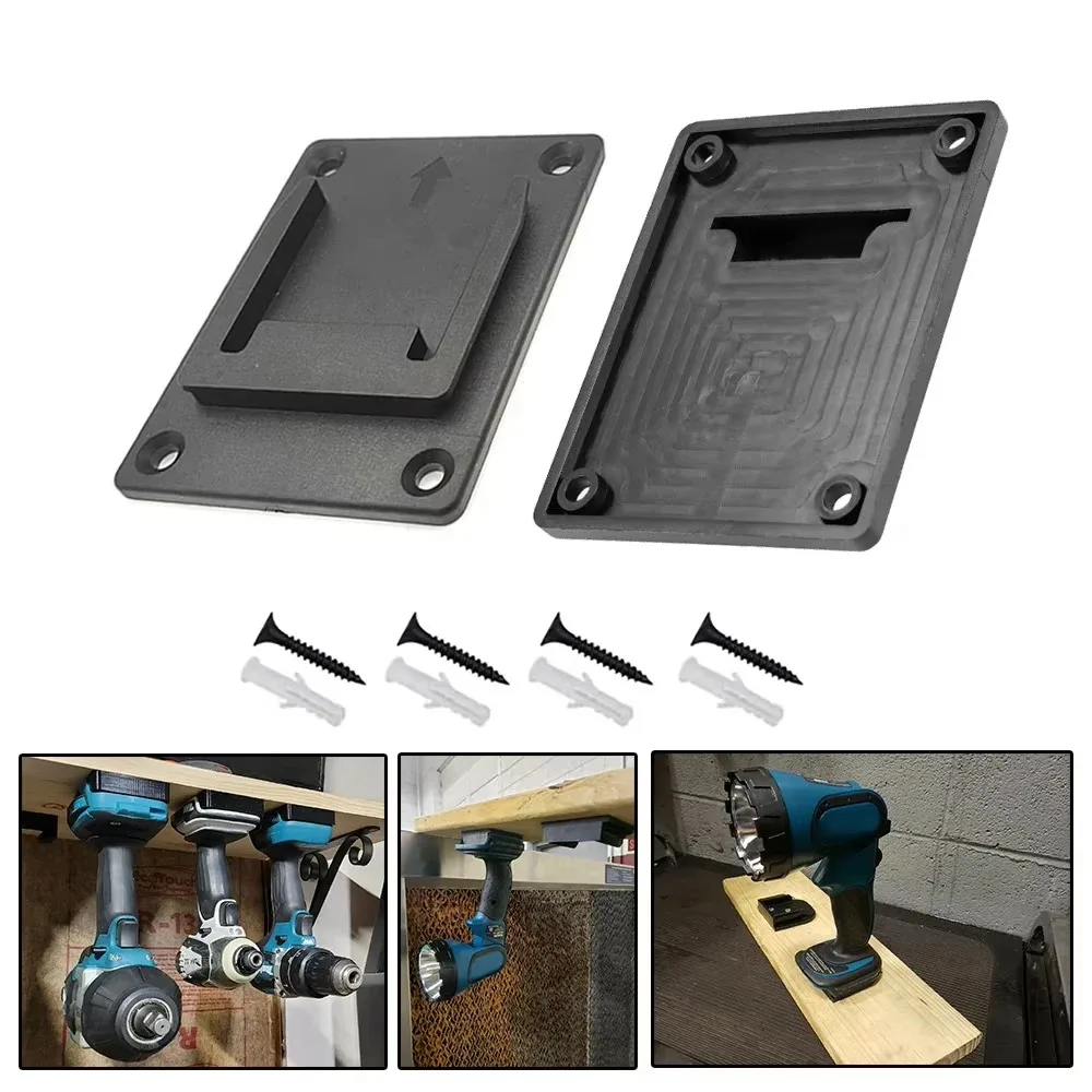 5 Stück Wandhalterungen für Makita/Bosch 18V Li-Ionen Elektrowerkzeuge, Aufbewahrungshalterung für Garage und Werkstatt, ohne Akku – Detail 4