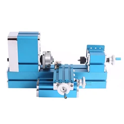 20000rpm Mini lathe woodworking machine metal processing tool Teaching Model