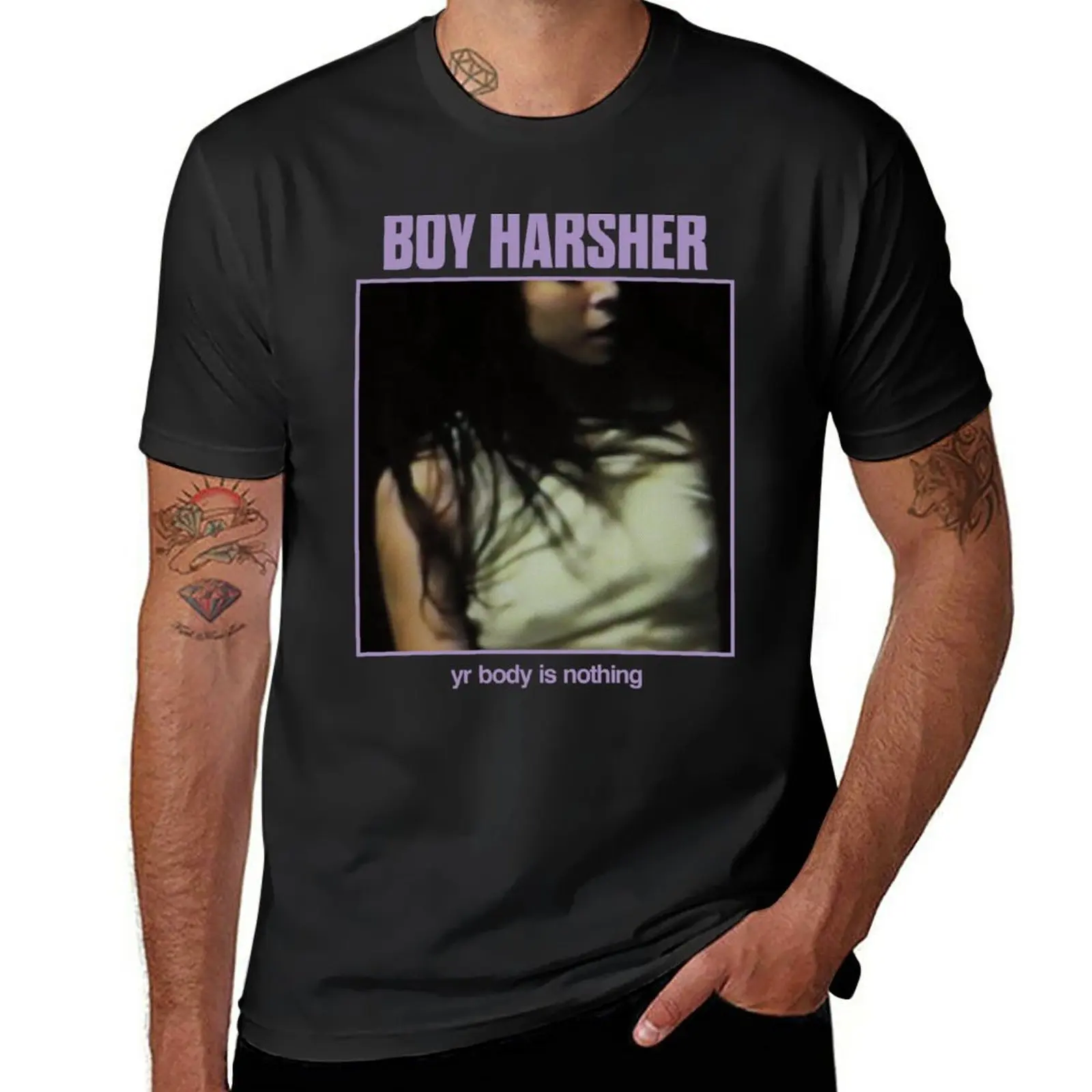 New BOY HARSHER T-Shirt sports fan t-shirts animal print shirt for boys mens long sleeve t shirts