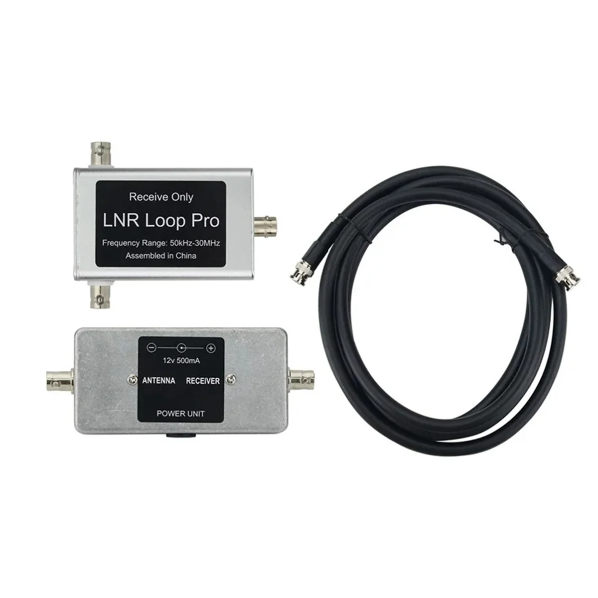 

50KHz-30MHz LNR Loop Pro Active Loop Antenna Amplifier Kit Ultra Low Noise Replacement for Wellbrook