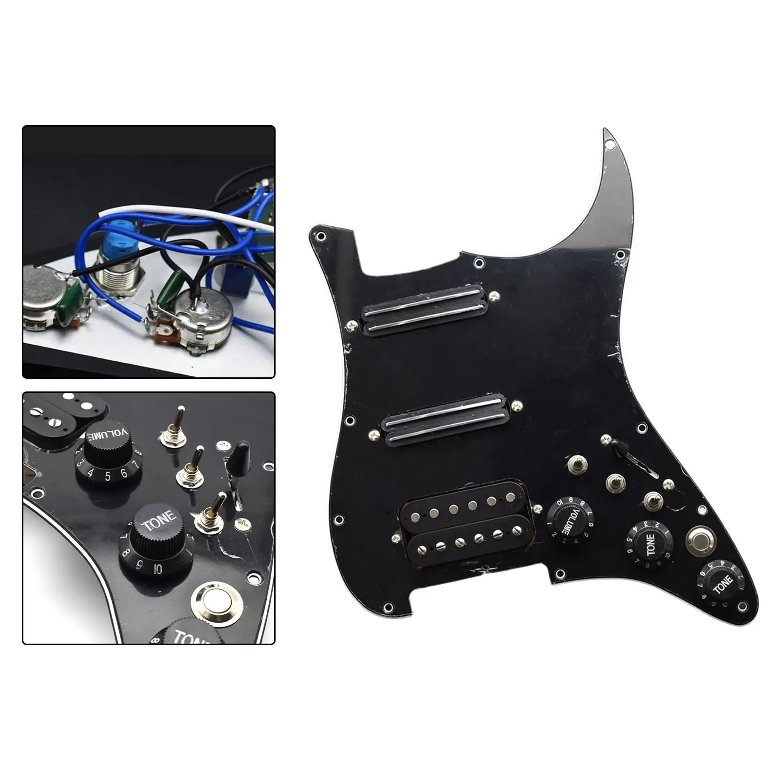 Acoustic Electric Guitar Pickguard Pickup Electronic Components for Seven String Guitar Pickup Repair and Upgrade