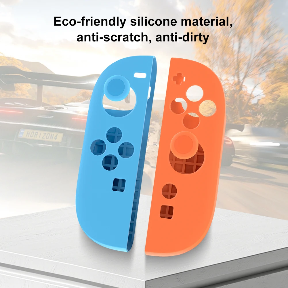 غطاء سيليكون لجهاز Switch 2 Joy-Con Controller كلاسيكي اللون جلد ناعم لملحقات ألعاب Nintendo Switch 2 2025