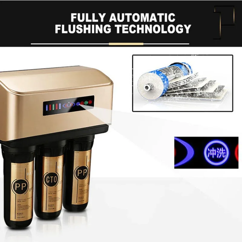 Dirct Filtro de agua potable Purificación de agua de máquina de agua pura de ósmosis inversa RO para el hogar.