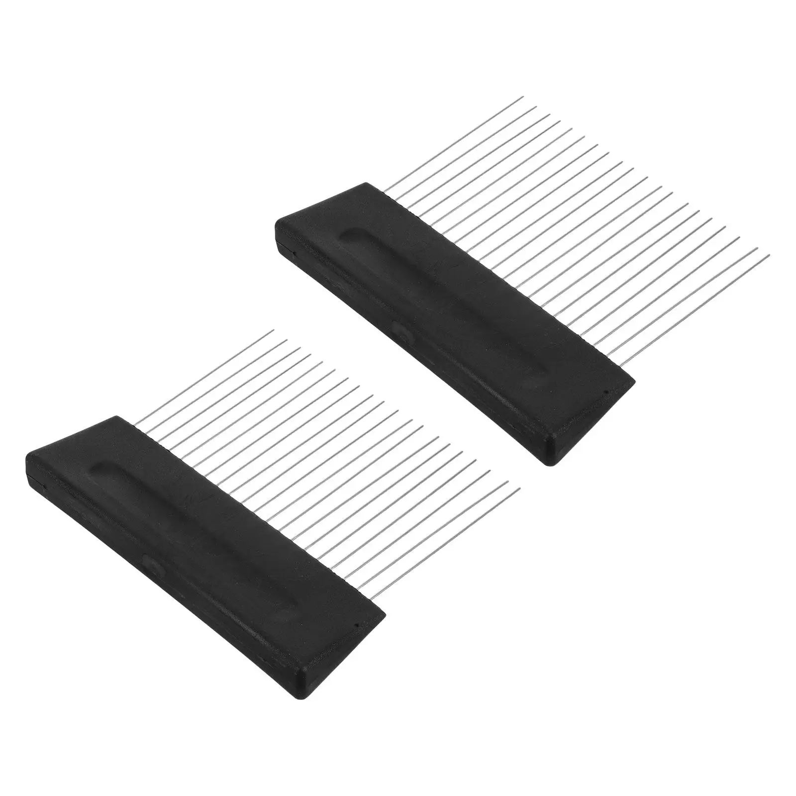 2Pcs Stainless Steel Texture Comb Wood Grain Tool Multi Functional Painting Scarifier Plaster Wall Decoration Faux Wood Grain