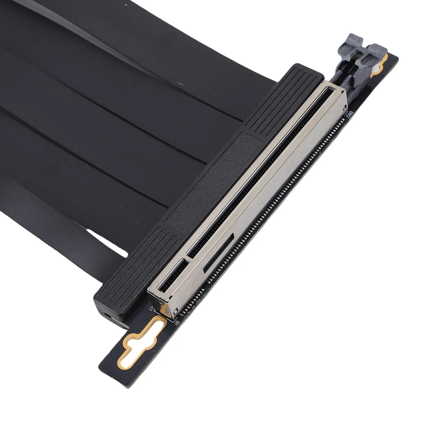 90 Degree Connector 128Gbps High Speed Adapter Riser Card Flexible Cable 20cm PCIe PCI-E 5.0 x16 Extension Cable