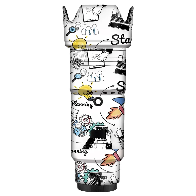 Für Nikon Z 70-200mm f/2,8 VR Wrap Haut Kamera Objektiv Aufkleber Anti-scratch Protector film Z70200mmf 2,8 Aufkleber Wasserdichte Abdeckung