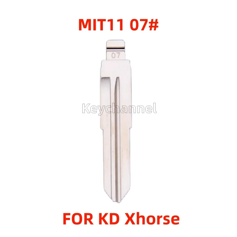 Hoja de llave de coche de 10 piezas, 2 #07 #22 #38 54 58 67 165 KD Flip Key en blanco TOY43 MIT11 NSN14 HU83 HU136TE, LADA Toyota Jolion