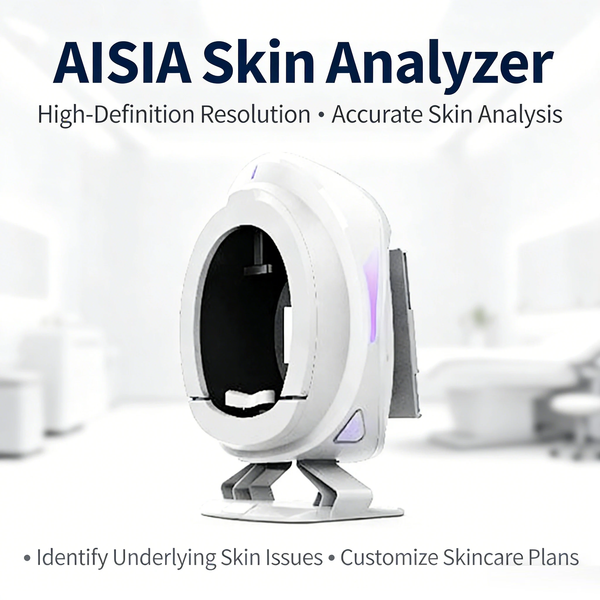 AISIA Skin Analyzer for Facial Intelligent Hydration Testing in Beauty Salons