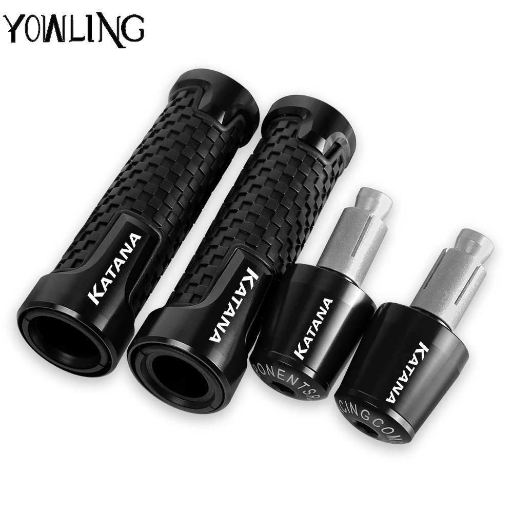 

Motorcycle Accessories Handle Grips Ends Racing Handlebar 22mm 7/8" FOR SUZUKI KATANA 125 250 400 600 750 2020 2021 2022