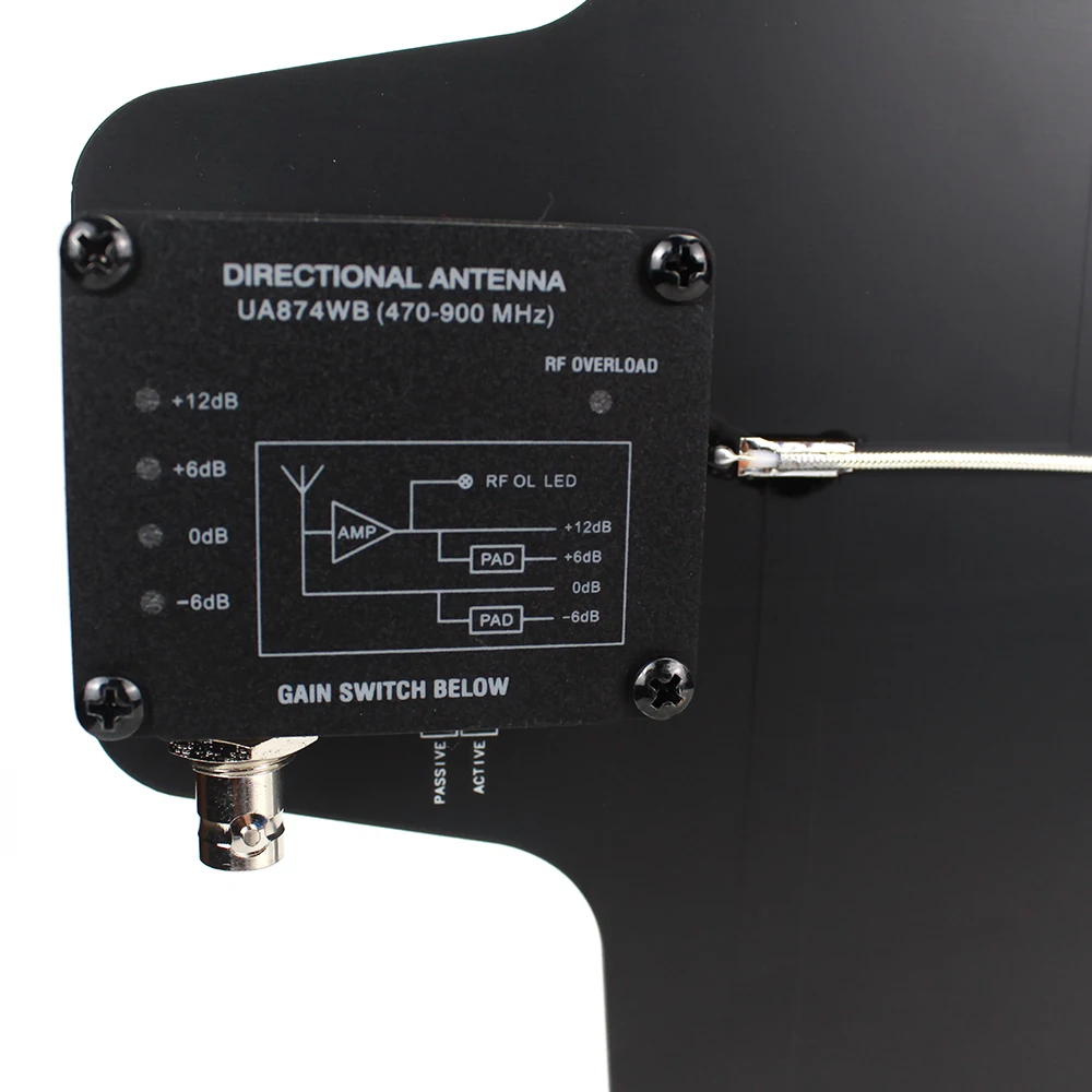 Maclex UA845 5Channels Signal Amplifier Antenna Distribution System Audio RF Distributor 874 For Wireless Mic UHF 500-950MHz