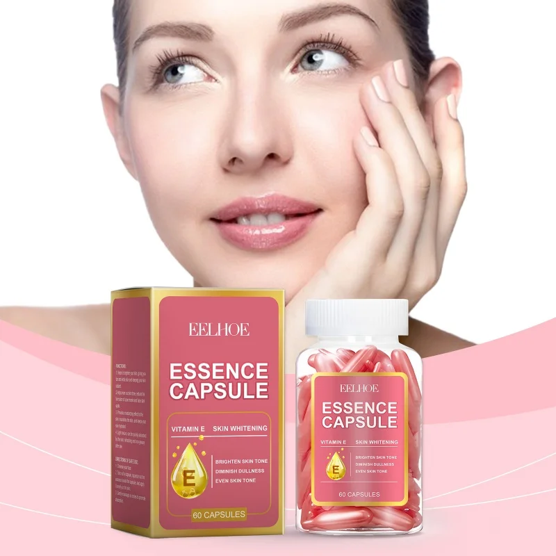 Vitamin E Face Essence Capsule Nourishing Skin Dryness Redness Repair Damaged Skin Lightening Melanin Pigmentation Removal Serum