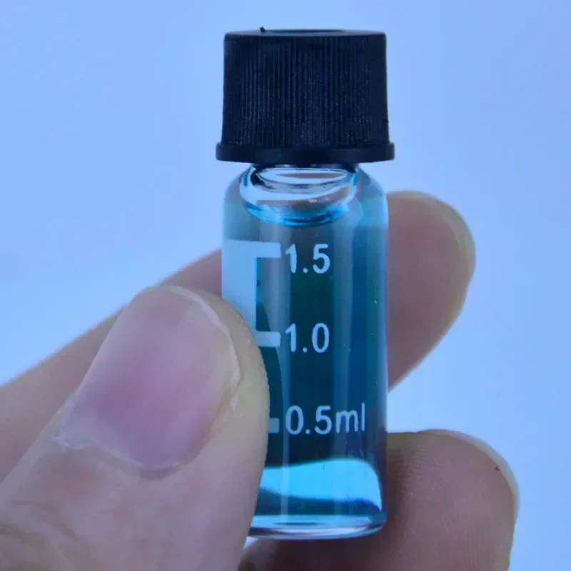 

Chromatography Vial 2ml With 9mm Lid & Septa Automatic Parse Sample Bottle With Scale 100pc