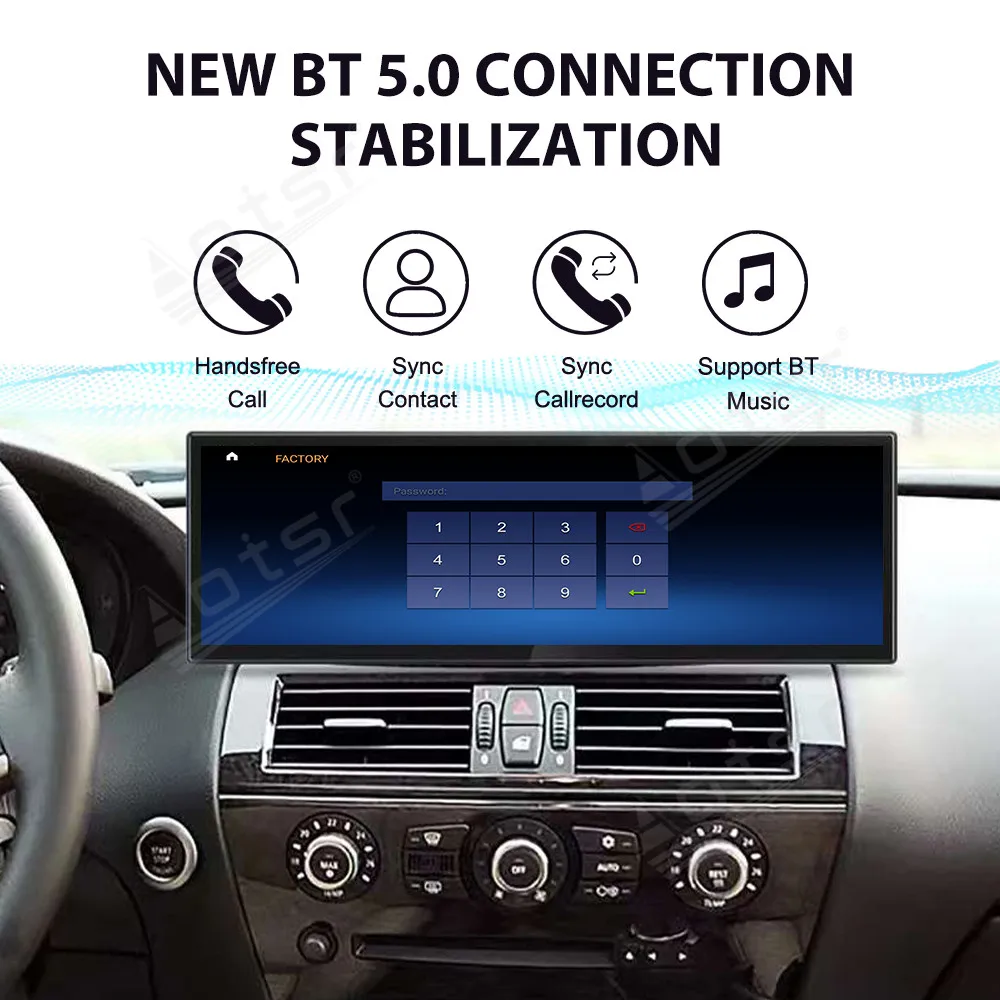 14.9 inch Car Radio CarPlay Android 14 For BMW 6 Series E63 E64 2004-2009 HD Screen Stereo Multimedia Player GPS Navi Head Unit