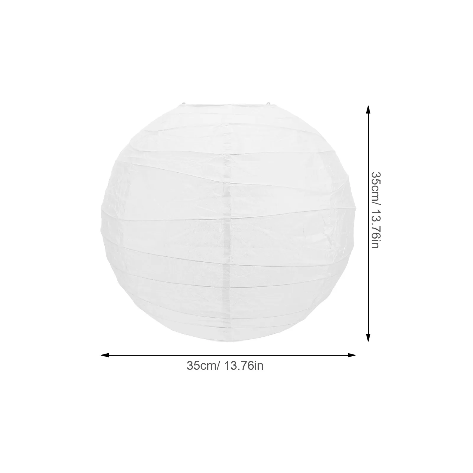 White Round Paper Lanterns Large Collapsible Globe Lamp Shade Blank Pendant Lamp Ceiling Party Decorations Christmas New Year