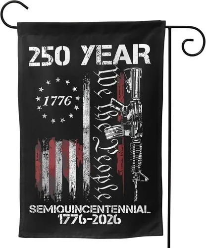 250 Years America 1776-2026 Garden Flag Double Sided Patriotic RRM IIX SSL